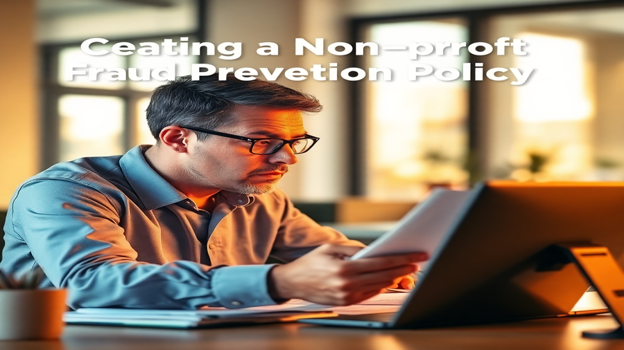 Creating a Non-profit Fraud Prevention Policy: A Practical Template