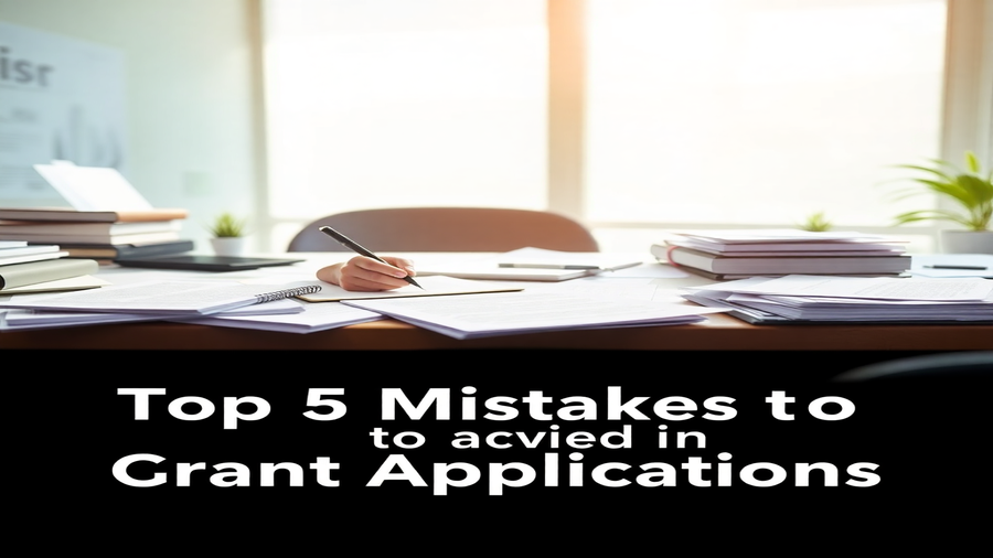 Top 5 Mistakes to Avoid in Grant Applications